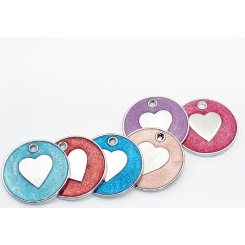 Wholesale 20Pcs Personalized Dog Tag Custom Pet Puppy Cat ID Tag Dog Collar Accessories Engraved Name Number for Dogs Cats