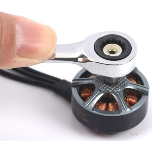 Model Airplane Accessories Tool M5 Motor Nut Ratchet Small Wrench To Disassembly Propeller Spare Parts for Racing RC Drone