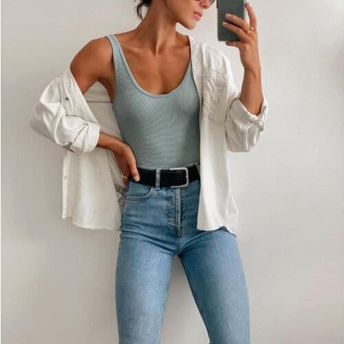 Sexy rompers round neck shapewear bodysuit female Casual short sleeve solid slim bodysuit jumpsuit 2020 spring summer bodycon