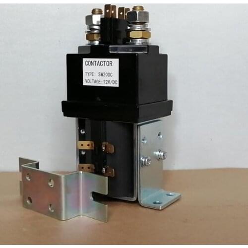 For Albright SW200 Type CZW400A ZJW400A SW200 24V 36V 48V 72V 80V DC Contactor With AUX Contact Switch Golf Cart Forklft Pallet
