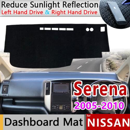 Dashboard Cover Dash Board Mat Carpet Pad for Nissan Serena Suzuki Landy C25 2005~2010 Sunshade Cape Cushion Accessories 2006