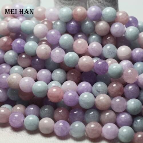 Meihan Free shipping (2 strands/set) natural 8mm Dream Quartz smooth round loose beads for jewelry making design or gift