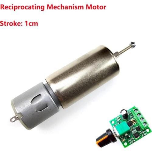 DC 6V Miniature Linear Actuator Reciprocating Telescopic Motor Propeller Tester Iron Shell Diy Electric Toy Screen Click