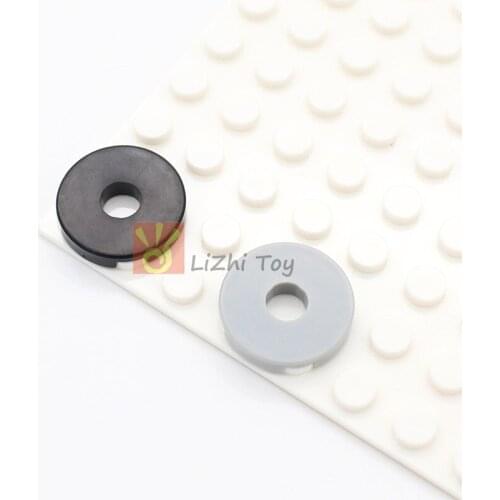 MOC Compatible 15535 Tile Round 2x2 with Hole DIY Creative Enlighten Building Block Bricks Assembles Particles