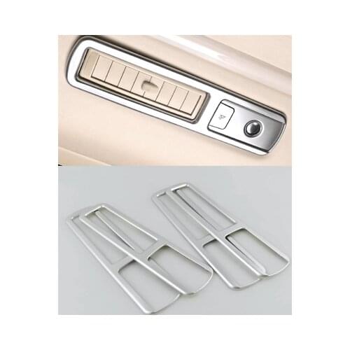 ABS Matte Rear Dome Roof Air Vent Cover Trim 4pcs For Toyota Alphard 2016 - 2019