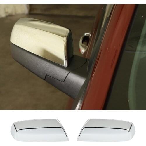 Car Stickers For Chevrolet Silverado GMC Sierra 2014-2018 ABS Side Rearview Mirror Caps Decoration Cover Exterior Accessories