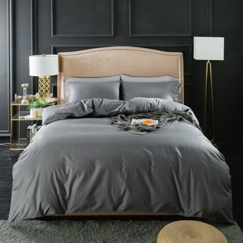 1pc 100% Cotton Duvet Cover Solid Color Comforter Cover Twin Full Queen King Size Quilt Cover Bedding Cover 200X200