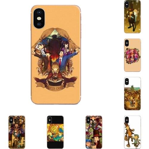 Professor Layton And The Curious Village For Samsung Galaxy Note 8 9 10 Pro S4 S5 S6 S7 S8 S9 S10 S11 S11E S20 Edge Plus Ultra