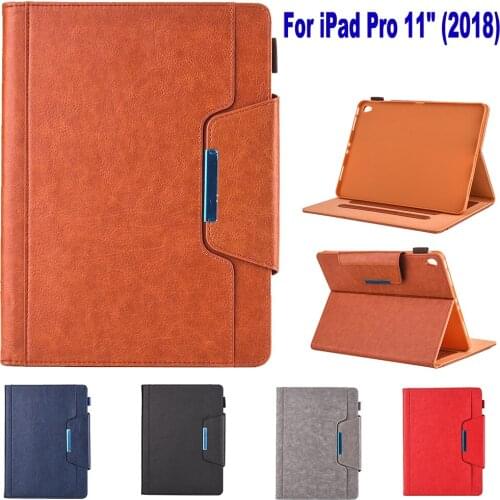 Luxury Magnetic Sleeve Stand Tablet protective Case Shell for for Apple iPad Pro 11" 11 inch (2018) Case Cover Wallet Bling Gift