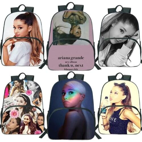 Ariana Grande Backpack School Bags for Teenage Girls Bookbags Women Back Pack Travel Mochila Laptop Knapsack Fashion Rucksack
