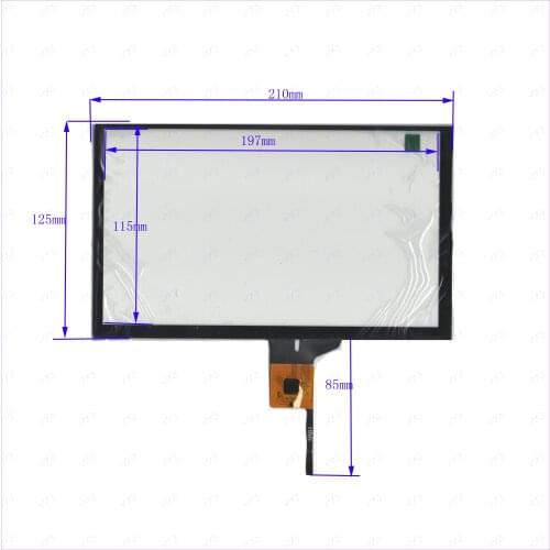 ZhiYuSun XWC3225 NEW 210mm*125mm Touch sensor panel use GPS DVD overlay kit Resolution 210*125 XWC 3225
