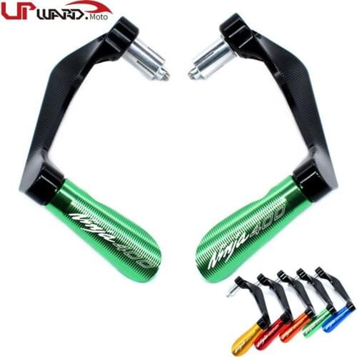 For KAWASAKI NINJA400 NINJA 400 2018 Motorcycle 7/8" 22mm Universal Handlebar Grips Guard Brake Clutch Levers Guard Protector