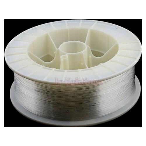 High quality plastics optic fiber light cable end glow 0.5mm/6000m PMMA optical fibre for light decoration clear end-light