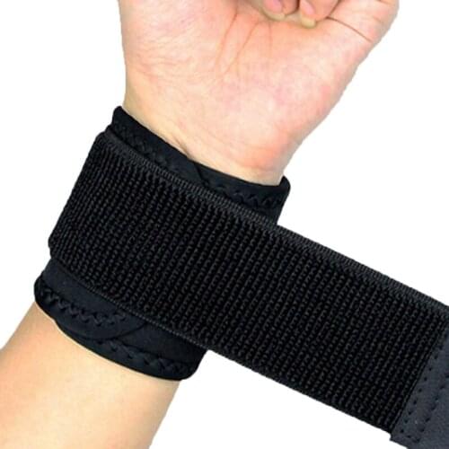 1Pcs Adjustable Soft Wristbands Wrist Support Bracers For Gym Sport Basketball Carpal Protector Breathable Wrap Band Safety