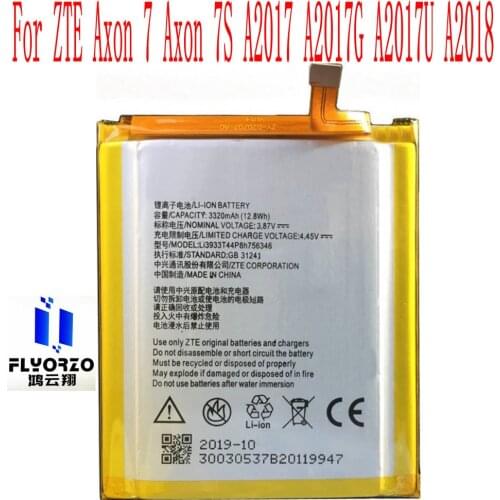 100% Brand new High Quality 3320mAh Li3933T44P6h756346 Battery For ZTE Axon 7 Axon 7S A2017 A2017G A2017U A2018 Mobile Phone