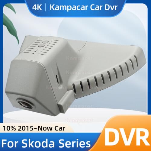 Kampacar Wifi Dash Cam Car Dvr Camera SKD04-C For Skoda Superb 3V 3 MR Kodiak Kodiaq Top Edition 2015 To 2020 Y HD Auto Dashcam