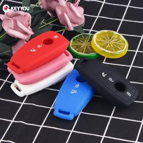KEYYOU 3 Buttons Key Cover Fob Silicone Key Case For Mercedes Benz AMG Key 2017 E Class W213 Silicone Holder Protector Case