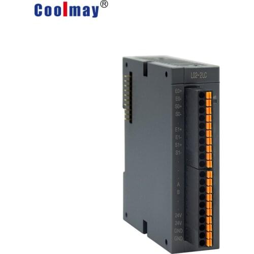 Coolmay programmable controller 2 channels load cell weighing module rs485 communication