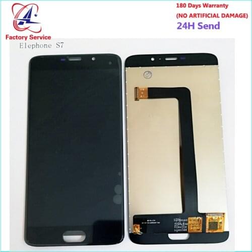 For Original elephone S7 LCD Screen Display+Touch Screen Digitizer Sensor Assembly Replacement 5.5" 1920x1080 Pixel