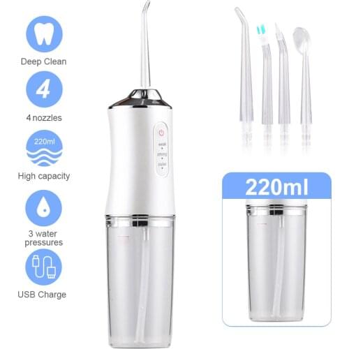 Floss Pick Water Jet Teeth Whitening Cleaner Oral Irrigator Water Flosser Tooth White Dental Portable Irrigation Oral Hygine