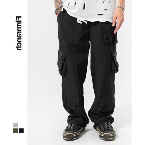 New Men/Women Loose High Street Straigth Leg Multi Pockets Overall Long Casual INS Legging Sport Cargo Pants