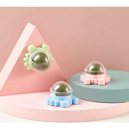 Cat Catnip Sugar Ball Cat Snacks Candy Licking Solid Nutrition Cat Energy Ball Toy Safe Natural Catnip Sucker Keep Cat Healthy