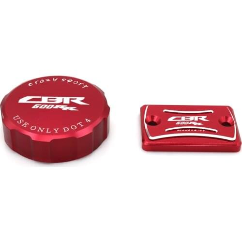 Front Rear Brake Reservoir Cover For HONDA CBR600RR CBR 600RR CBR600 RR 2007-2015 2014 Motorcycle Master Cylinder Oil Fluid Cap