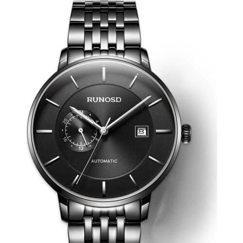 2020 RUNOSD Mens Watch Multifunctional Design Sport Fashion Automatic Mechanical Mens Clock 3DSrc Sapphire