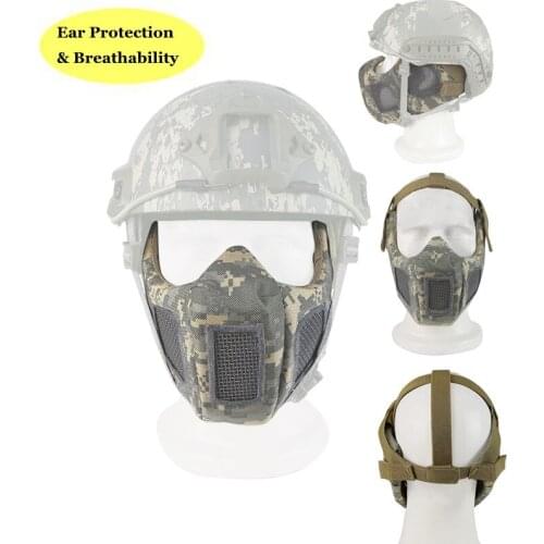 Tactical Mask Camouflage Military Hunting Shooting Accessories Paintball Masks Outdoor Airsoft Tactical Army Wargame Combat Mask