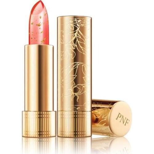 New Gold Foil Change Color Moisturizer Makeup Lipstick,Labial Glair,Sweet Tast Lipbalm,Cosmetics Clear Lipgloss,Lip Stain ,Lips