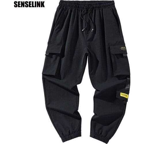2021 New Mens Korean Classic Safari Style Pants Sweatpants Fashion Casual Clothing Hip Hop Trousers Overalls Branded Pants 4XL
