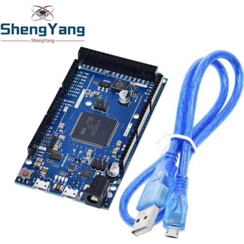 Official Compatible DUE R3 Board SAM3X8E 32-bit ARM Cortex-M3 / Mega2560 R3 Duemilanove 2013 For Arduino Due Board With Cable