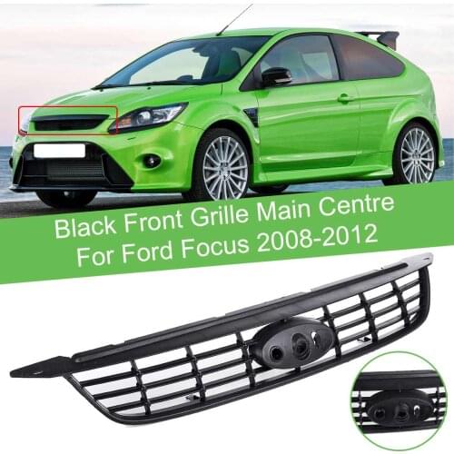 Car Front Bumper Lower and Centre Grille Below Air Intake Grill For Ford Focus 2008 2009 2010 2011 2012 Car Accessories Styling