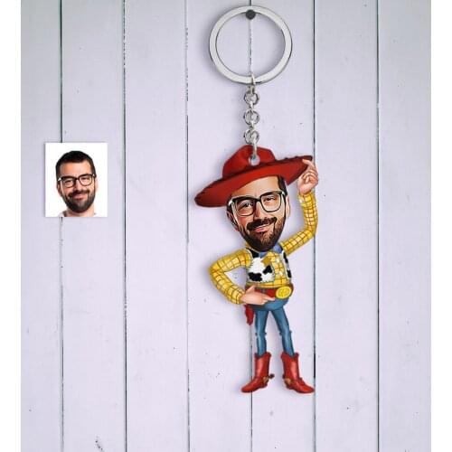 Personalized Mr Toy Cartoon Keychain Toy Cartoon Home Business Car Key Chain Figure Special Design Printing
