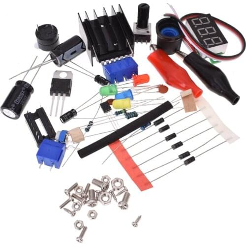 LM317 Adjustable Power Supply Board With Rectified AC DC Input DIY Kit DIY Kit Integrated Circuits