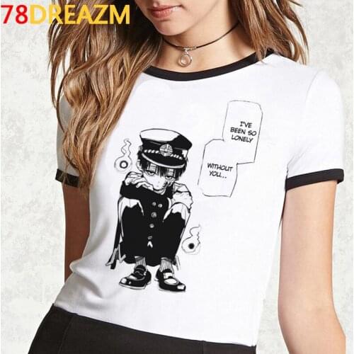 Toilet Bound Hanako Kun clothes female 2021 print plus size casual graphic tees women t shirt tshirt harajuku white t shirt