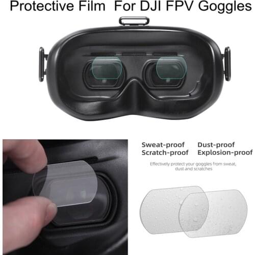 Protective Film For DJI FPV Goggles Tempered Glass Film Anti-scratch Lens Screen Protector Goggles Glasses V2 Accessories