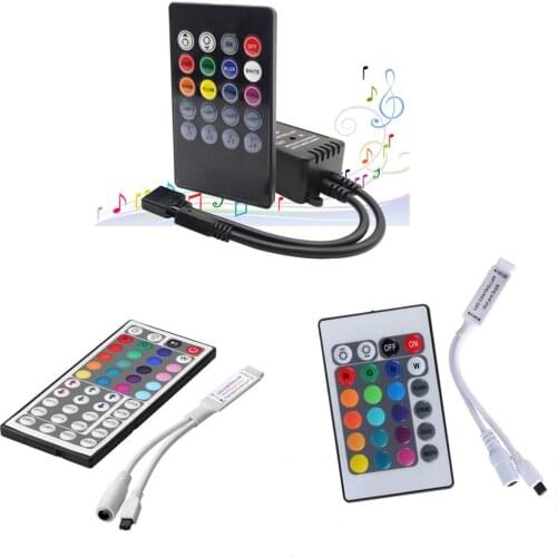 20 Keys Music Voice Sensor Controller Sound IR Remote Control Practical Home Party RGB 3528 5050 LED Strip light RGB Controllers