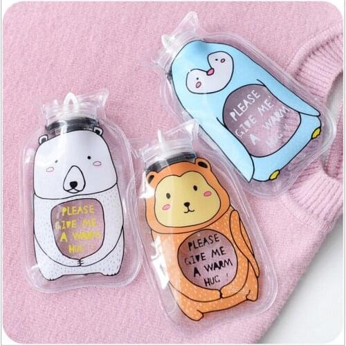 2016 Storage Type Cartoon minions Hand Warmer Water-filling Hot-water Bag Arrival Hot Water Bottle