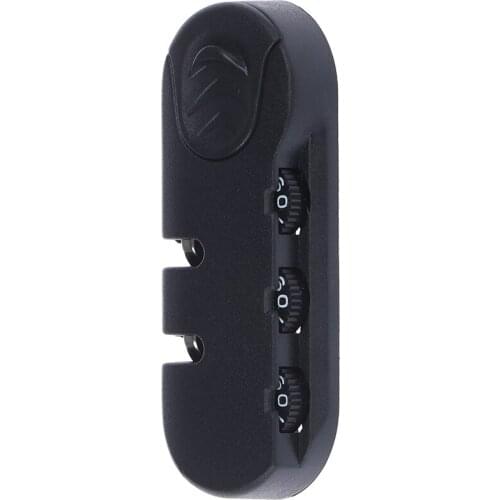 3 Digit Combination Padlock Accessories For Bags Lock Luggage Suitcase Travel Bag Code Lock 8.3x3.2cm Black Combination Lock