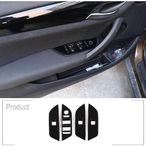 5 styles For BMW X1 E84 2011-2015 Left Hand Drive Car ABS Window Lift Button Frame Trim Accessories