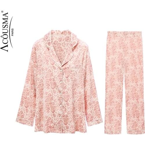 ACOUSMA Women's Long Pajamas