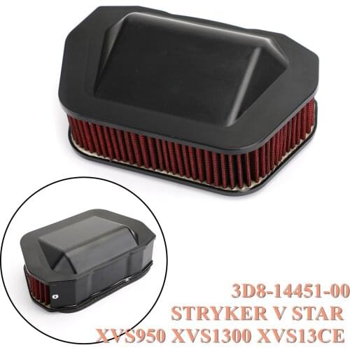 Artudatech Air Filter Cleaner For Yamaha STRYKER V STAR XVS950 XVS1300 XVS13CE 2007-2017