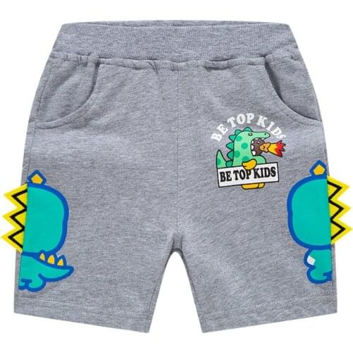 Bambino New Year 2021 Summer Short Pants Baby Boy 2-7Years Children Dinosaur Clothing Kids Boy Shorts Beach Shorts Sport Shorts