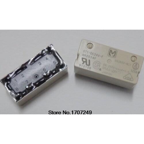 Free shipping 10pcs/lot New Original ST1-DC24V-F ST1 DC24V F AR2014F relay ( Need other type of relay, please contact us )