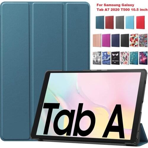 Case For Samsung Galaxy Tab A7 2020 T500 T505 SM-T500 SM-T505 SM-T507 10.5" Cover Funda Tablet Slim Magnetic Folding Stand Shell