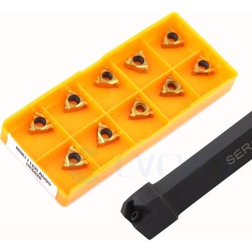 SER 1010H11 SEL 1010H11 External Thread Turning Tool Holder 11ER A55 LDA 11ER AG60 VP15TF 11ER A60 LDC CNC Lathe Carbide Insert