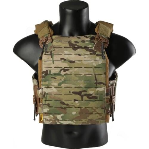 Emersongear Tactical Vest Laser Cut Plate Carrier W/ROC Airsoft Shooting Hunting Combat Assault Protective Body Armor Multicam