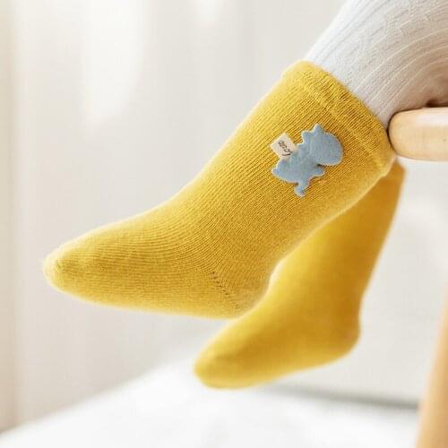 3 Pairs Lot Newborn Infant Cotton Long Socks Winter Autumn Toddler Kids Girls Boy Daisy Dinosaur Knee High Sock Baby Accessories