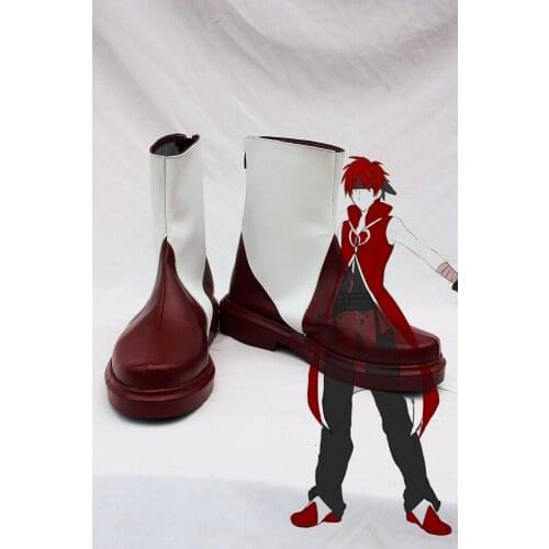 Custom made Sakura Kyoko Shoes male style from Puella Magi Madoka Magica Cosplay